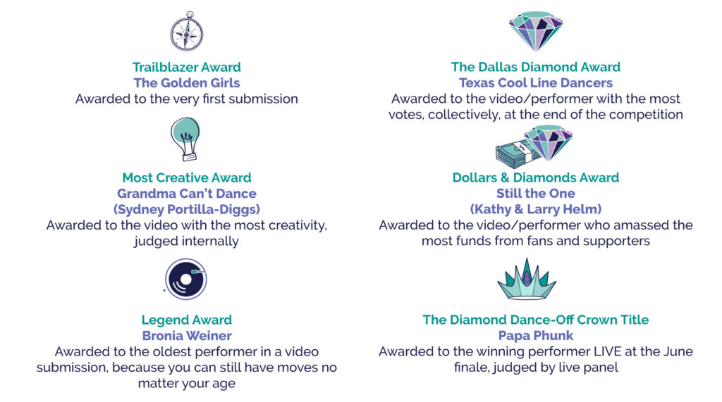 Diamond Dance-Off award winners