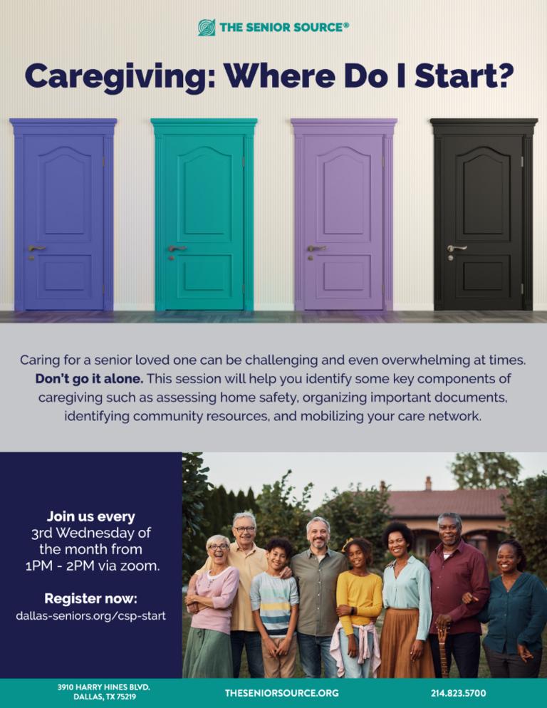 Caregiving where do I start event Calendar