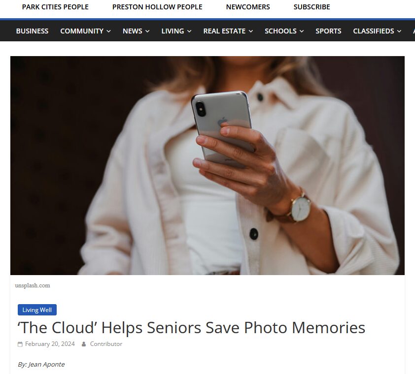 People Newspapers Cloud Helps Seniors Save Photos The Senior Source