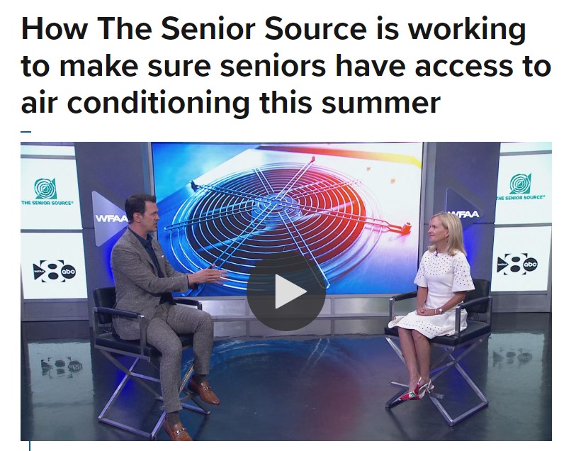 WFAA Channel Beat the Heat Stacey Malcolmson Interview The Senior Source