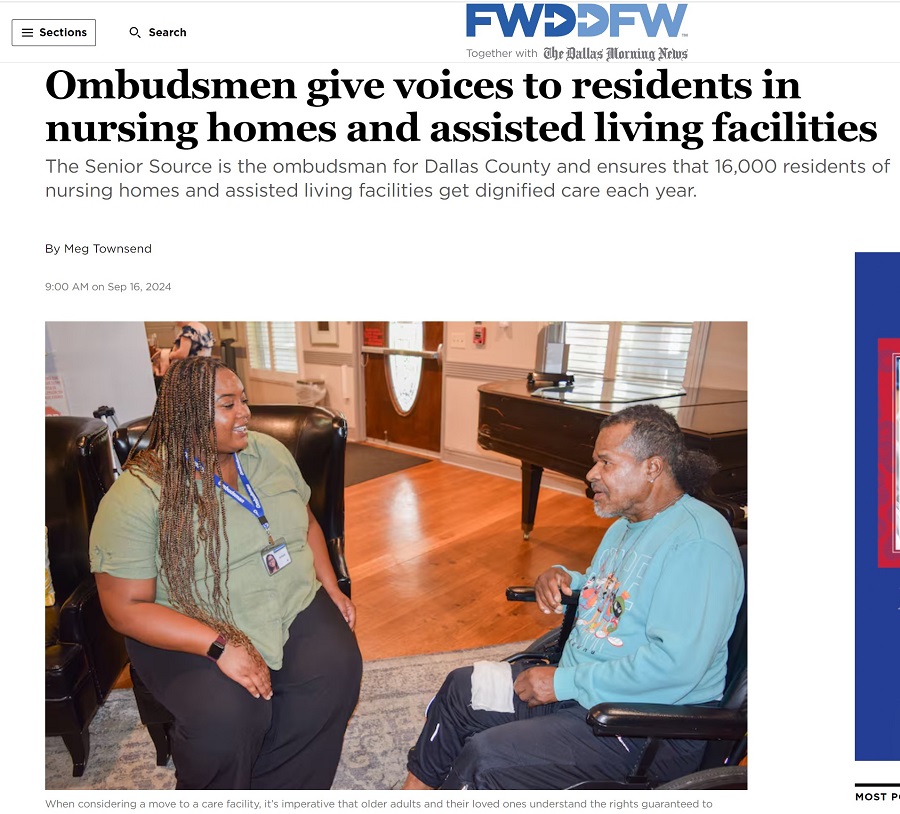 Ombudsmen give voices to residents The Senior Source