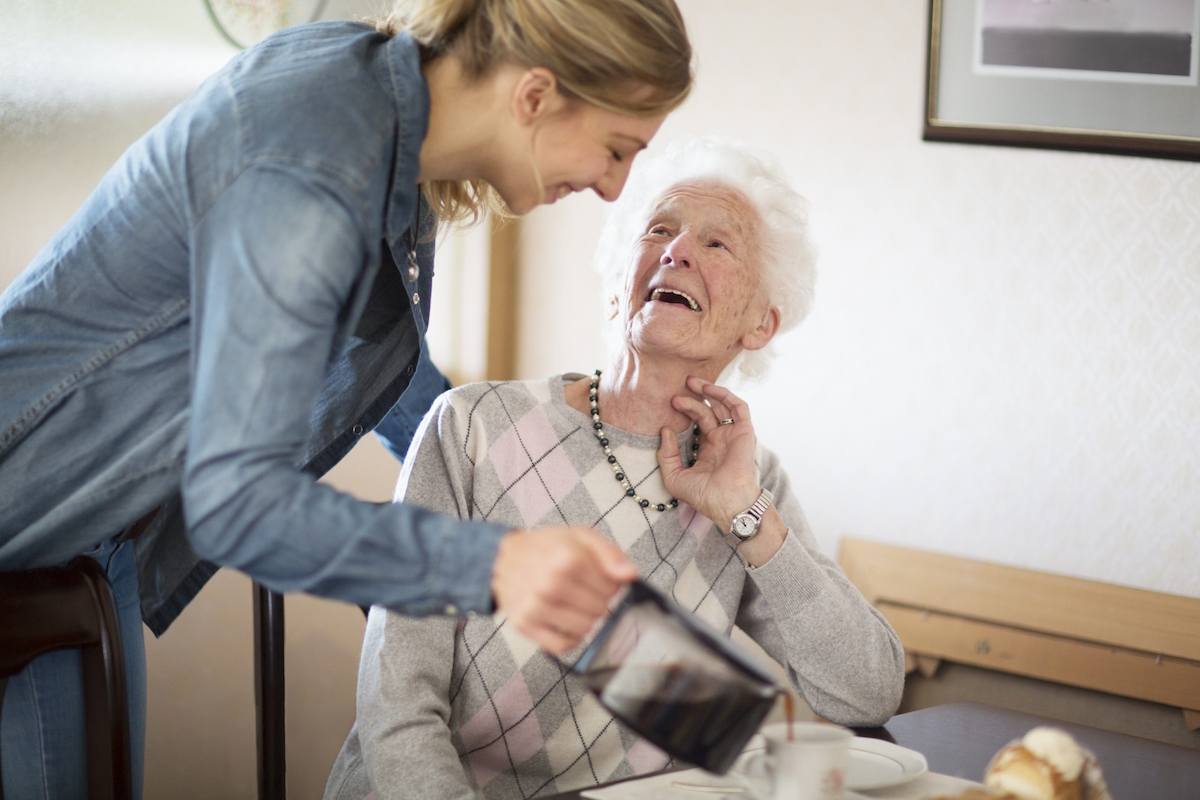 Texas state benefits daughter caring for senior mother