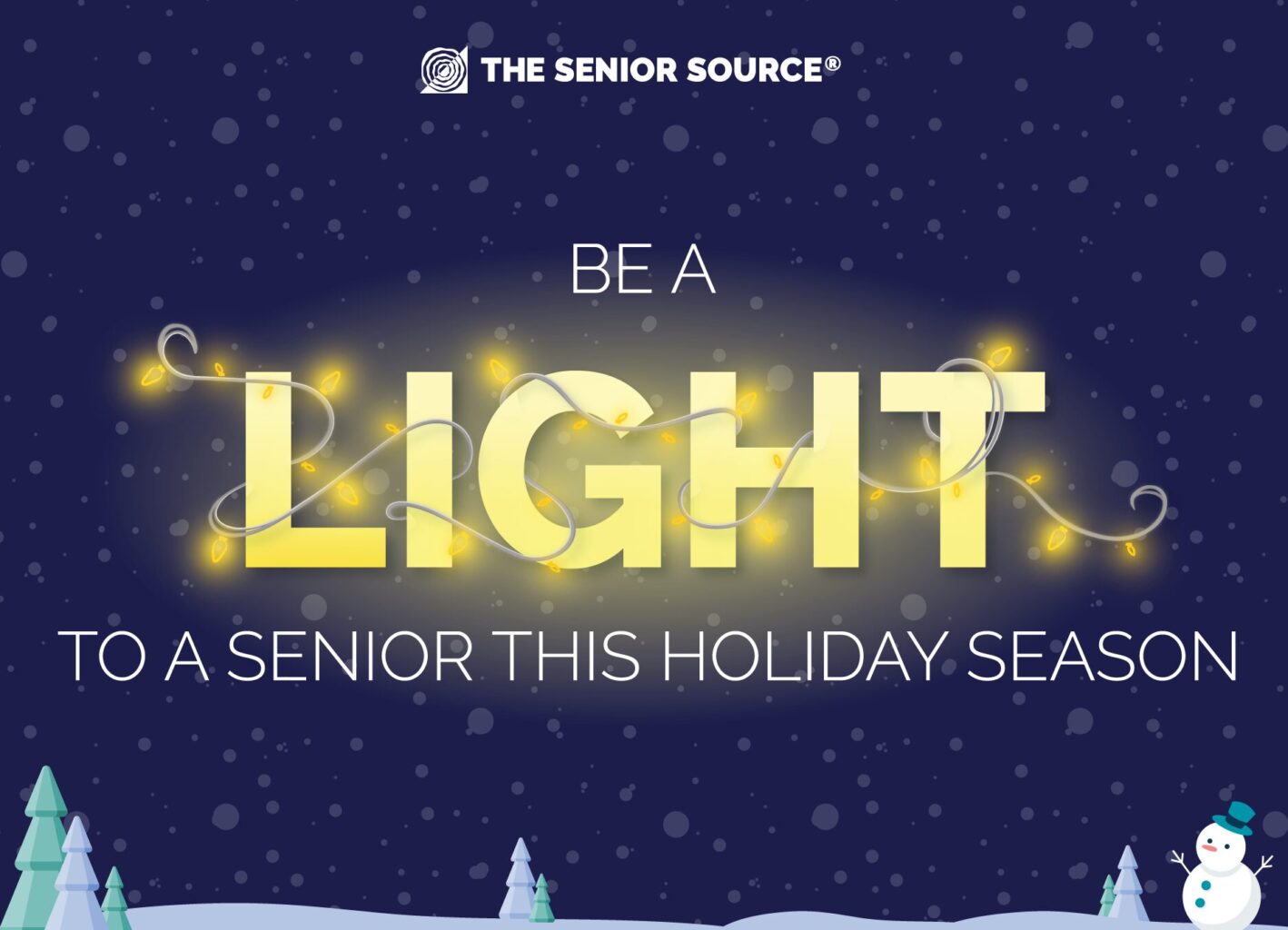 Be a Bright Light to a senior this holiday