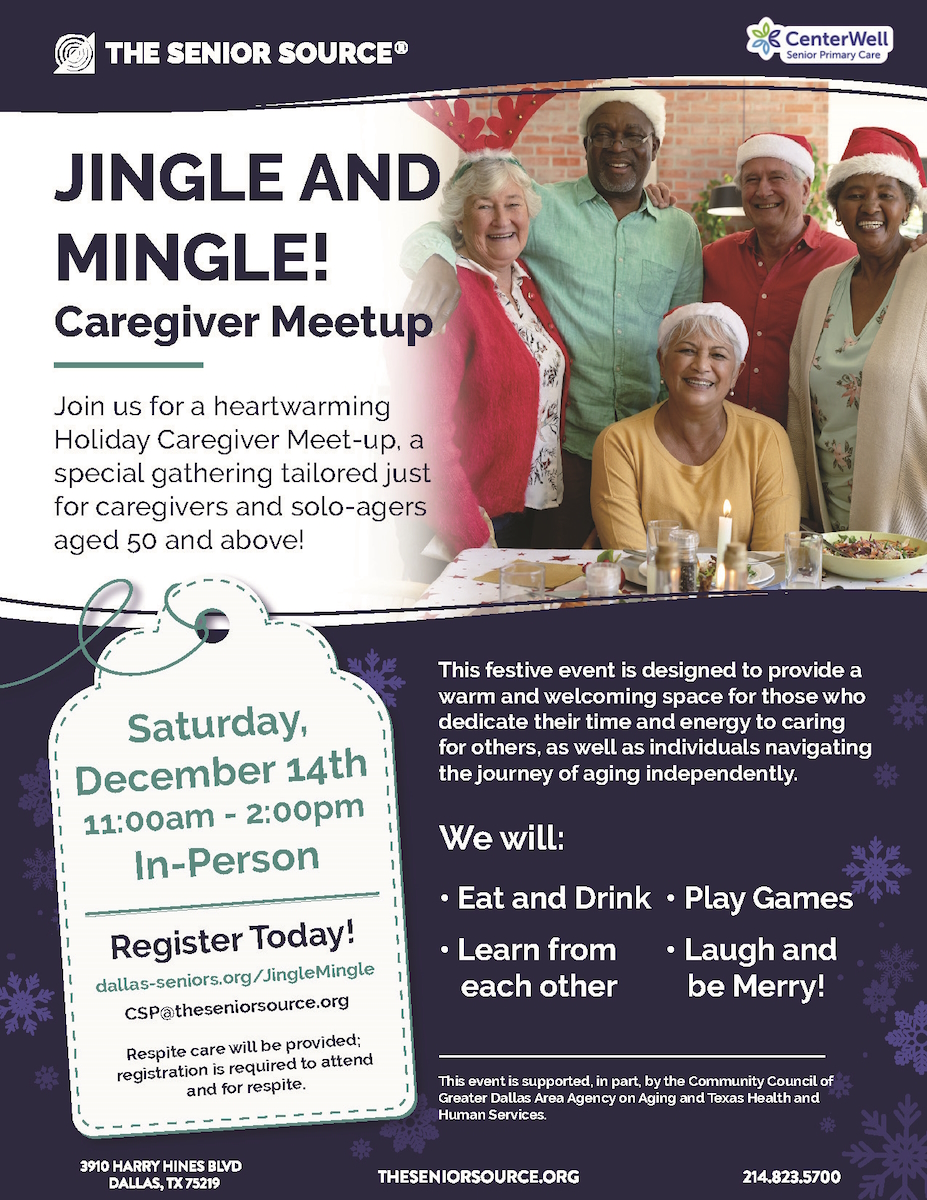 event jingle and mingle December the senior source