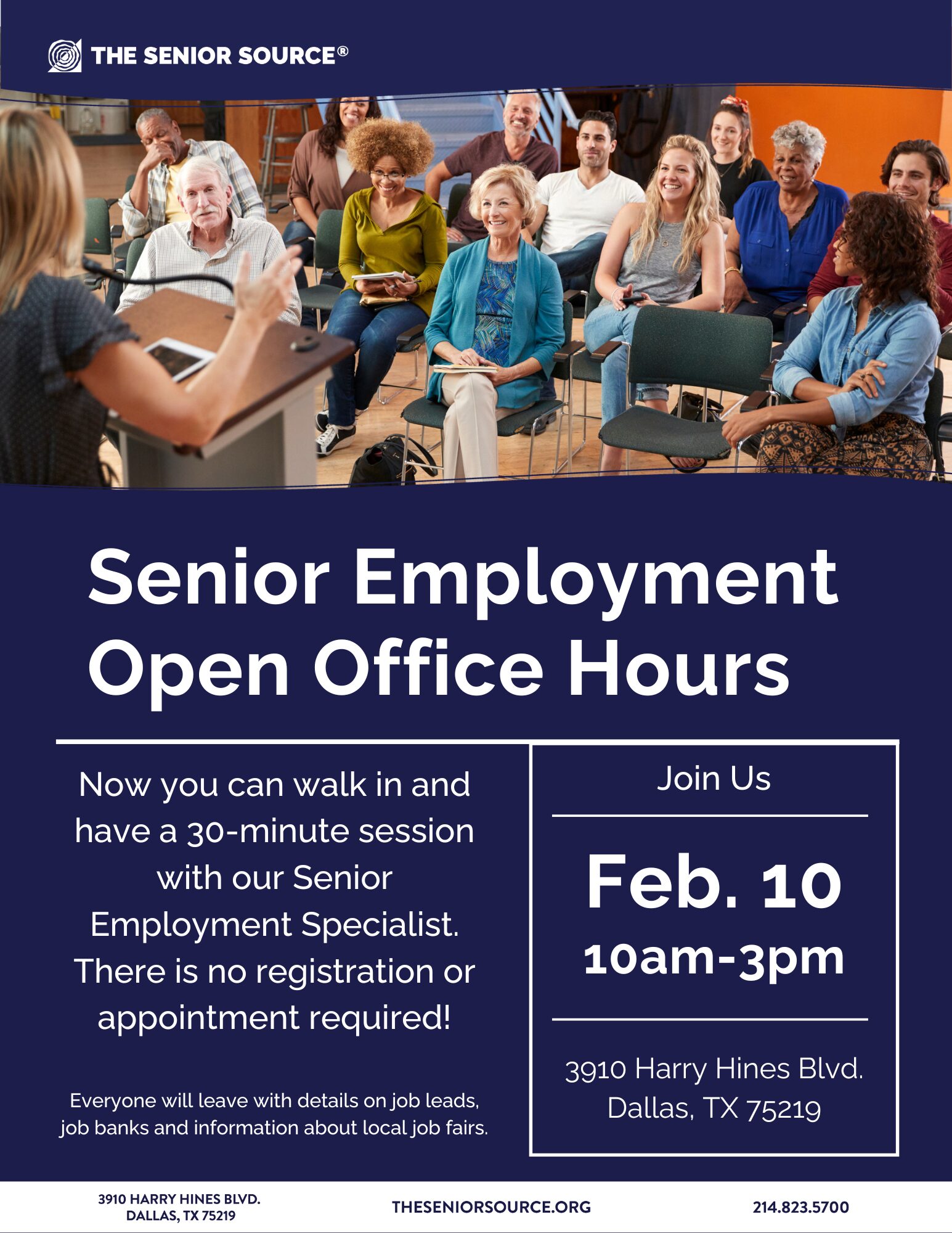 Senior Employment Open Office Hours ()